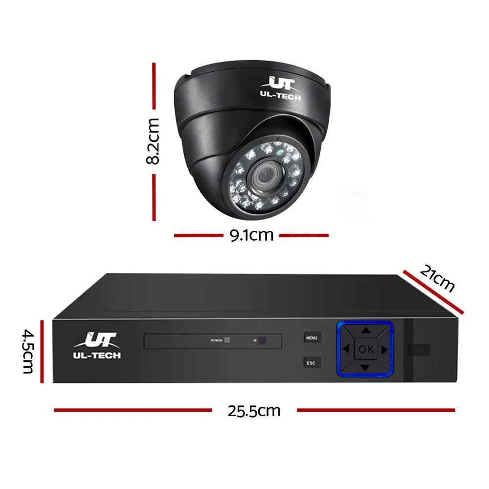 1080P HD Security System 8CH DVR 4 Cameras 1TB - UL-Tech