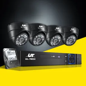 1080P HD Security System 8CH DVR 4 Cameras 1TB - UL-Tech