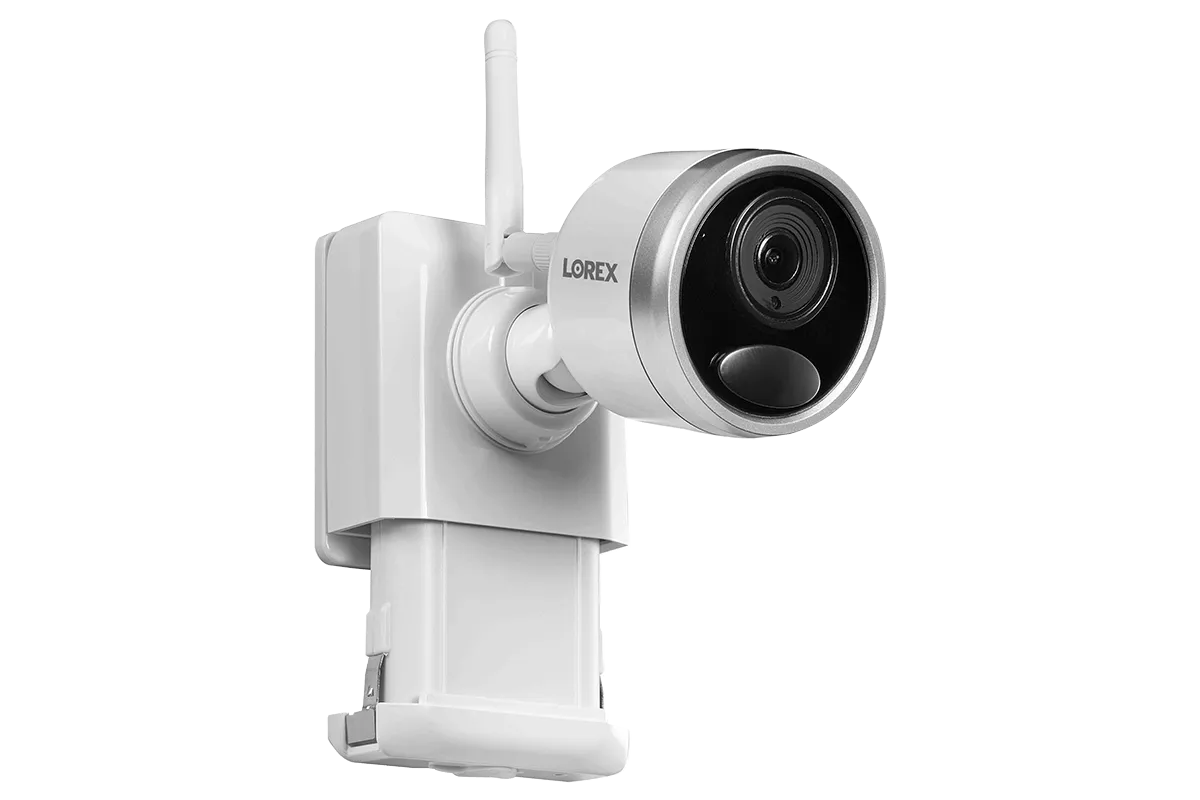 1080p Wire Free Camera System with Four Battery-Powered Cameras, 65ft Night Vision, Two-Way Audio, and a 1TB Hard Drive