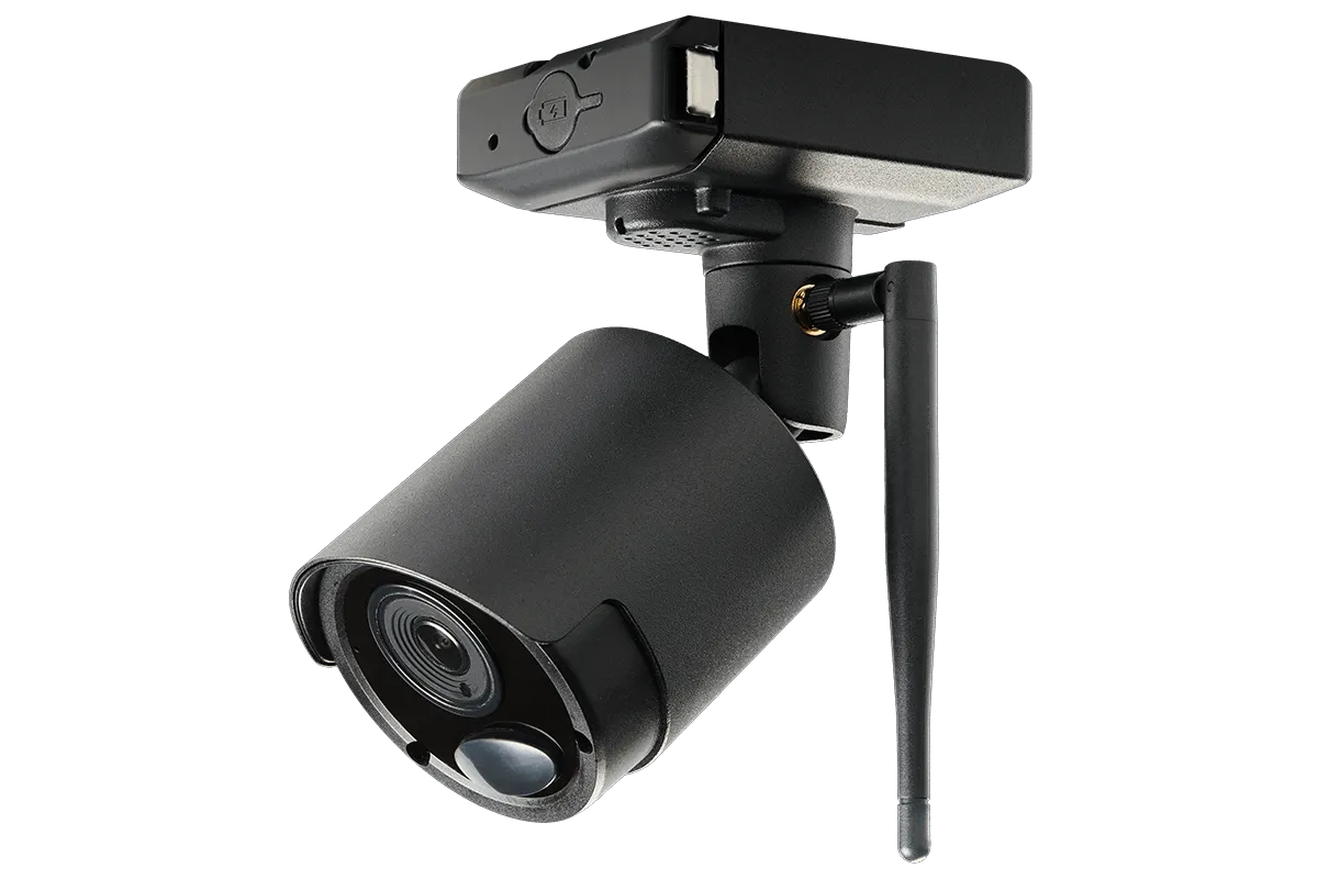 1080p Wire Free Camera System with Four Battery Powered Metal Cameras, 65ft Night Vision, Two-Way Audio, and a 1TB Hard Drive