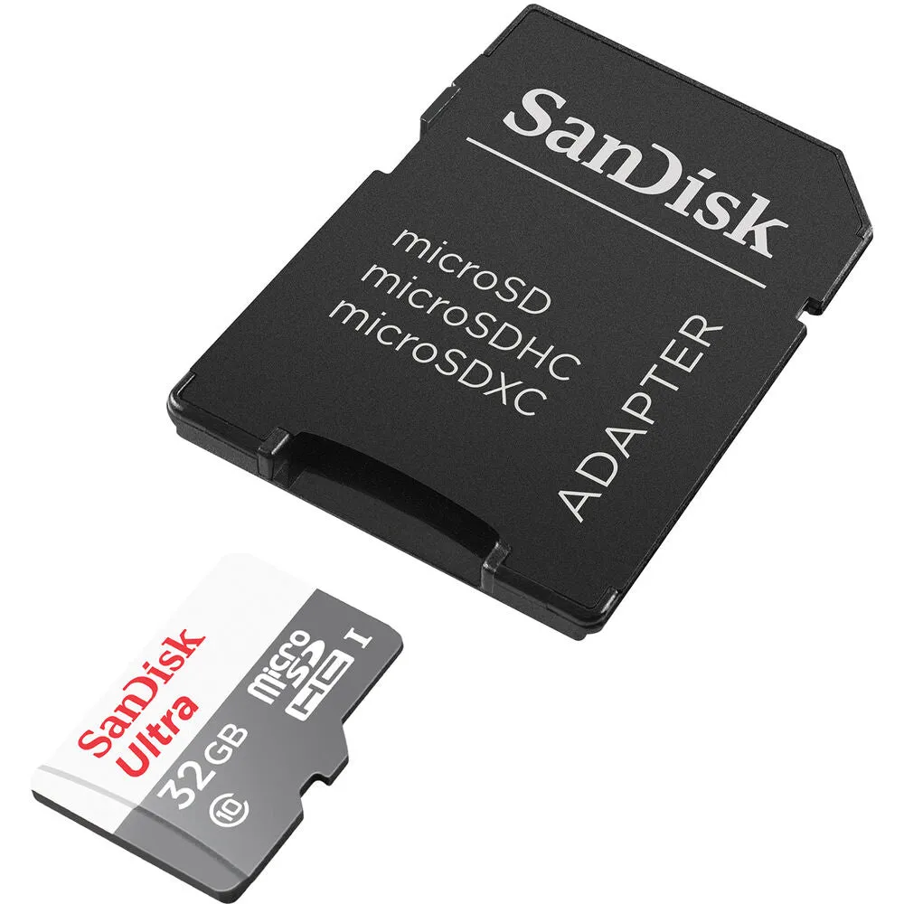 5 Packs SanDisk 32GB Ultra UHS-I microSDHC Memory Card with SD Adapter