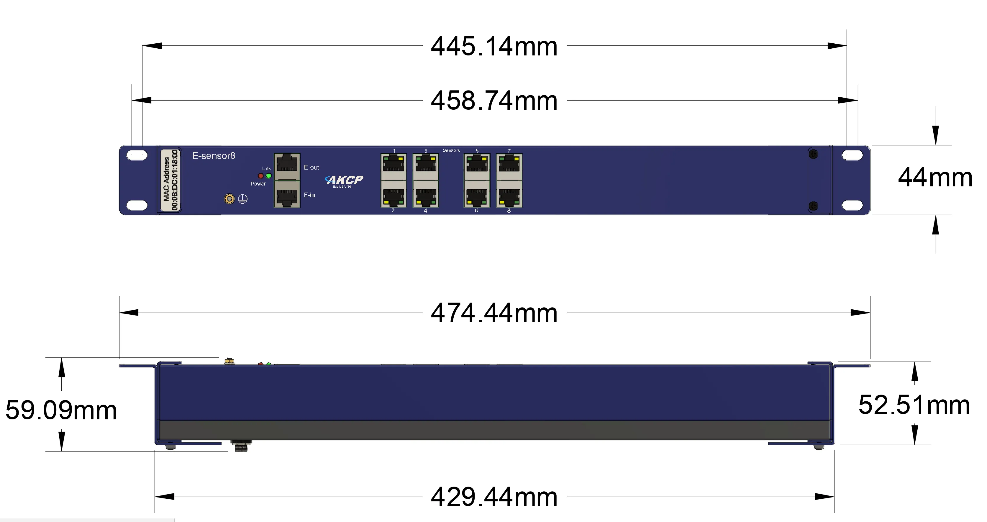 8 Port Sensor Expansion Unit