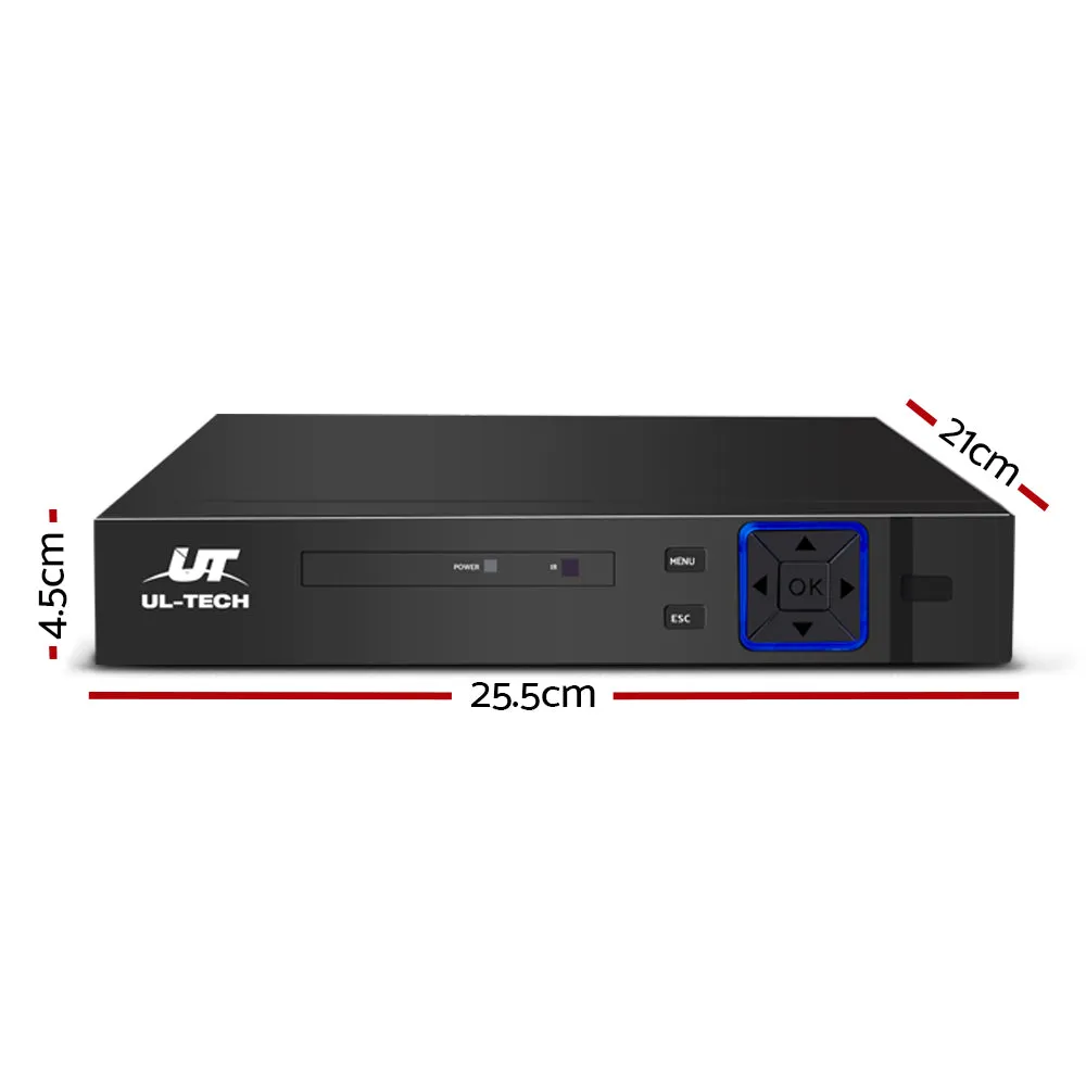 8CH 1080P 5-in-1 CCTV DVR, Remote Access, UL-Tech