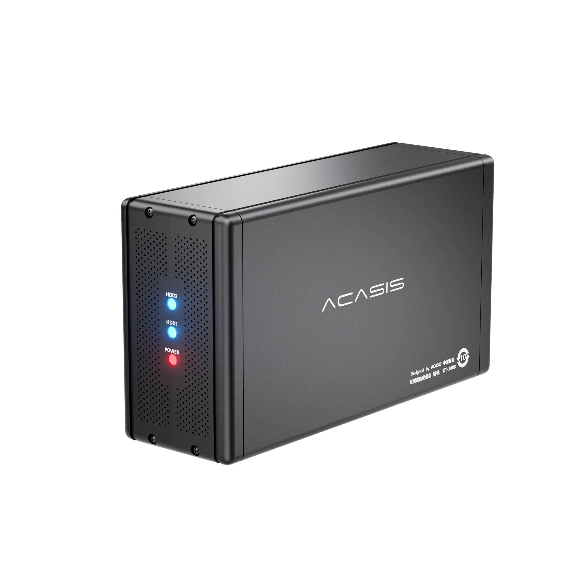 Acasis USB 3.0 2 Bays 3.5 Inch SATA Array Cabinet with RAID Function