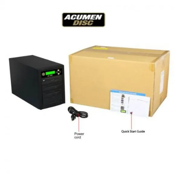 Acumen Disc 1 to 1 DVD Multimedia Backup Duplicator - Flash Media (CF / SD / USB / MMS) to Discs (DVD/CD) Copier Tower System (AD01-MM)