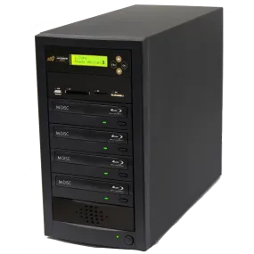 Acumen Disc 1 to 3 Blu-Ray Multimedia Backup Duplicator - Flash Media (CF / SD / USB / MMS) to Multiple Discs (BD/DVD) Copier Tower System (AD03-MMBD)