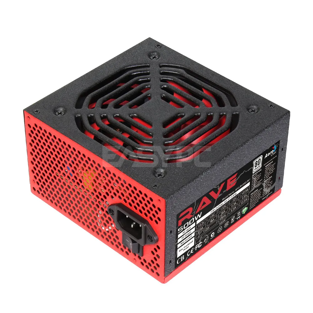 Aerocool Rave Power Supply 500watts