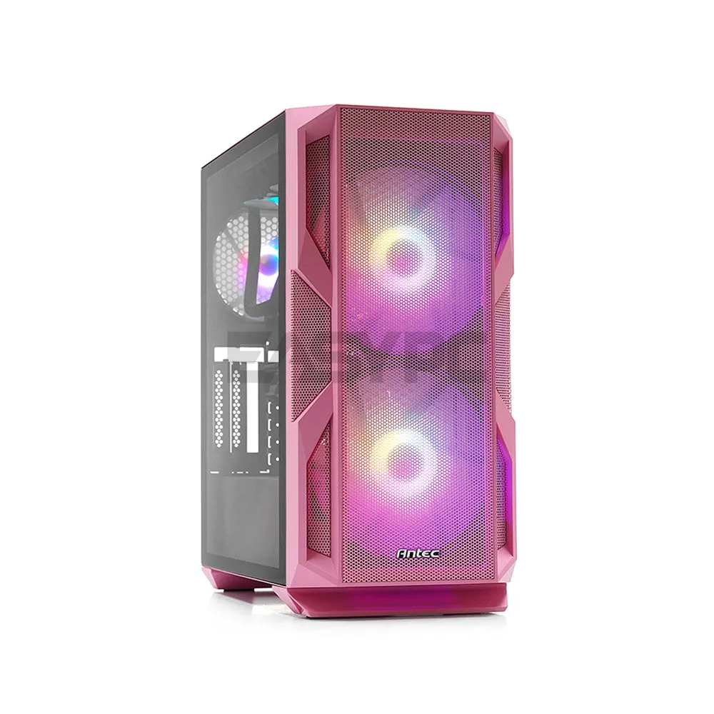 Antec NX800 Pink E-ATX Mid-Tower TG PC Case (2*200mm Front, 2*140mm Top, 1*140mm Rear ARGB Fans) 19GLO ANNX2642