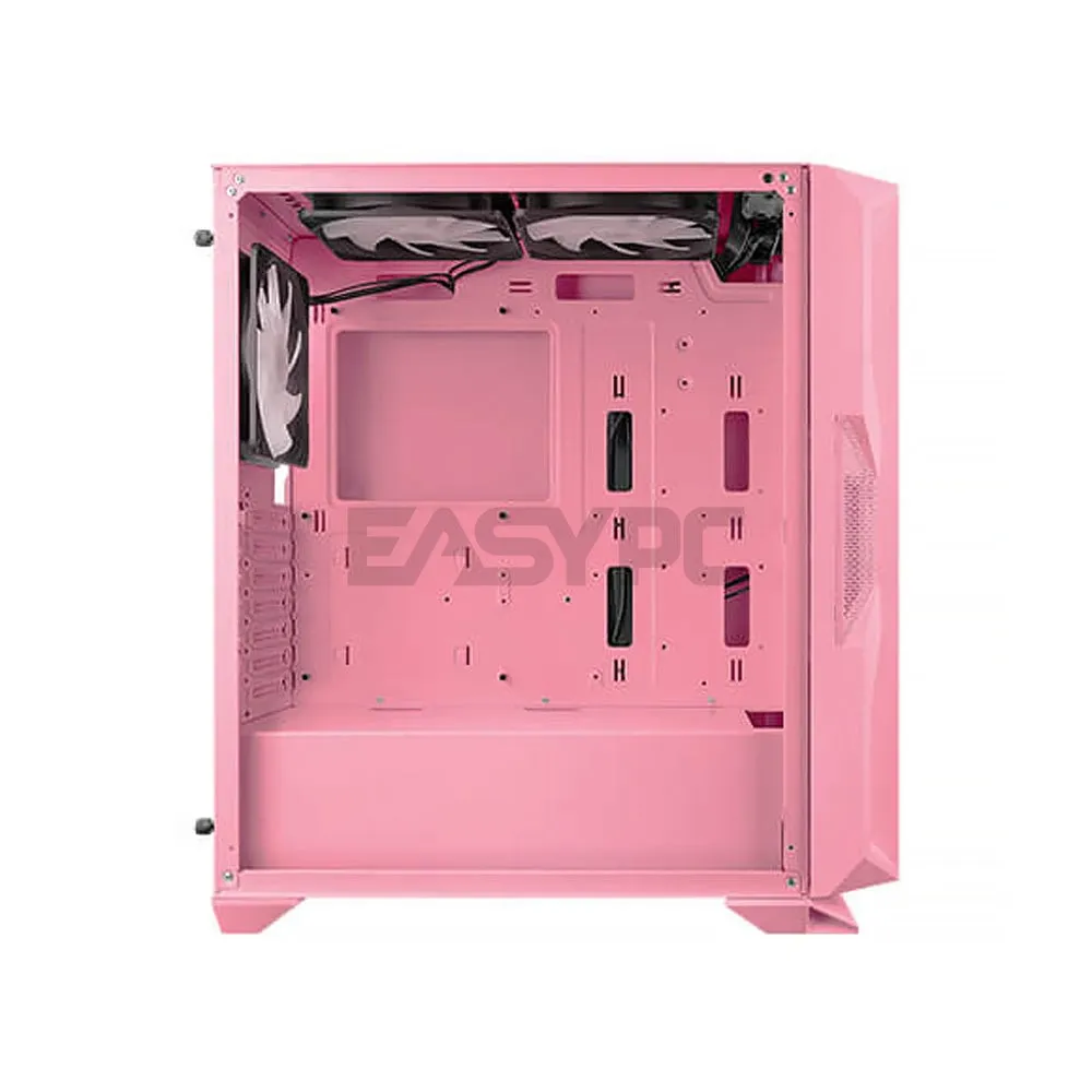 Antec NX800 Pink E-ATX Mid-Tower TG PC Case (2*200mm Front, 2*140mm Top, 1*140mm Rear ARGB Fans) 19GLO ANNX2642