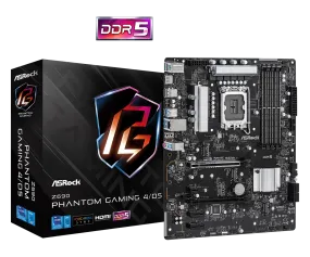 ASRock Z690 Phantom Gaming 4/D5 DDR5,LGA 1700 ATX Motherboard