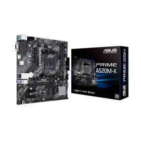 Asus Prime A520M-K Socket AM4 Ddr4Gaming Motherboard