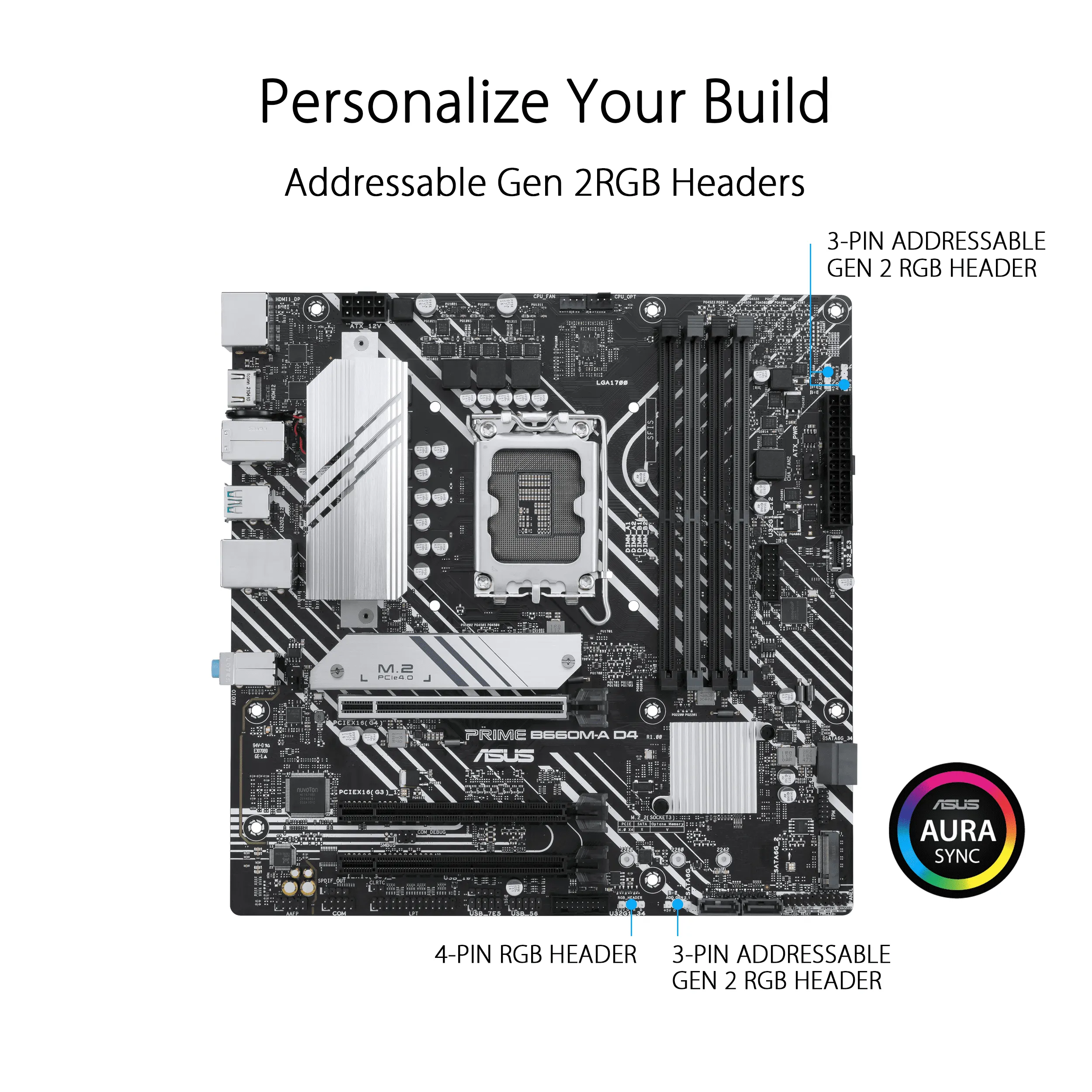 ASUS PRIME B660M-A DDR4 INTEL LGA1700 MOTHERBOARD