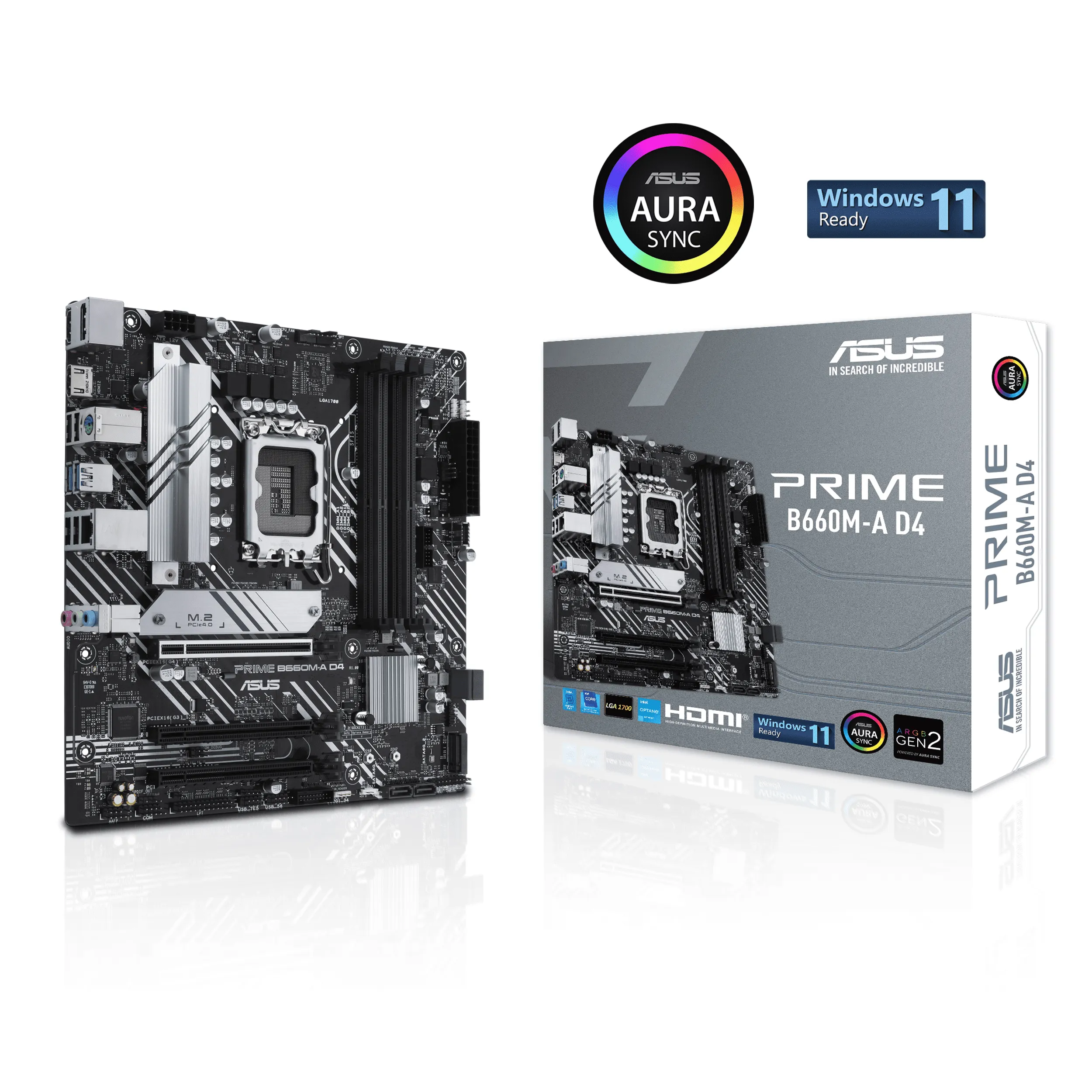 ASUS PRIME B660M-A DDR4 INTEL LGA1700 MOTHERBOARD