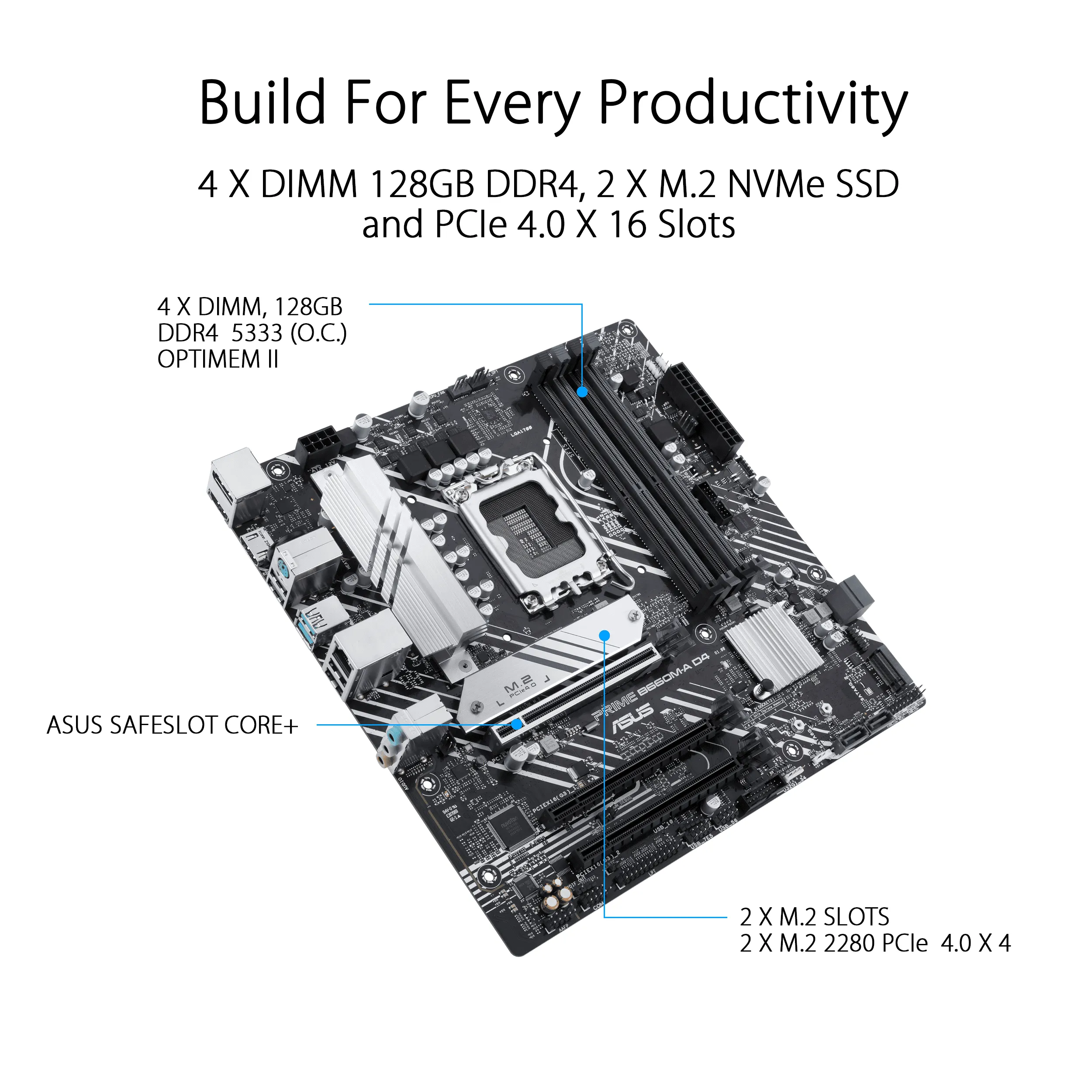 ASUS PRIME B660M-A DDR4 INTEL LGA1700 MOTHERBOARD