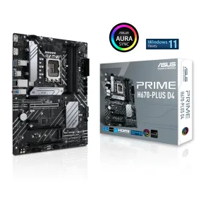 ASUS PRIME H670-PLUS DDR4 INTEL LGA1700 MOTHERBOARD