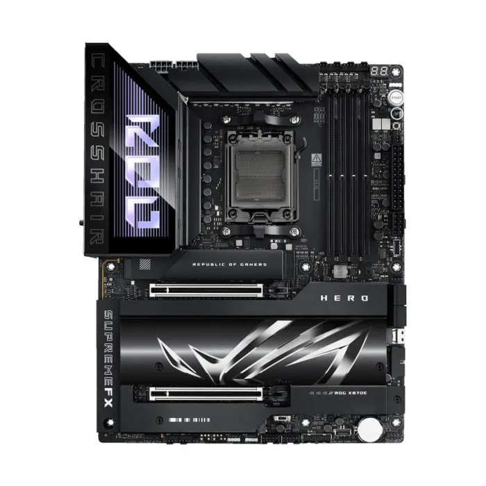 Asus Rog CrossHair X870E Hero AMD Ryzen Wi-Fi7 DDR5 ATX Gaming Motherboard