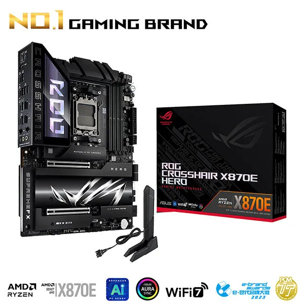 ASUS ROG CROSSHAIR X870E HERO DDR5,Socket AM5 ATX Motherboard