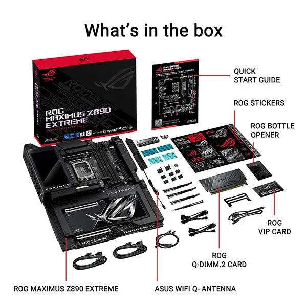 ASUS ROG MAXIMUS Z890 EXTREME DDR5,LGA 1851 EATX Motherboard (送 SAMSUNG 990 PRO 2TB PCIe Gen4 x4 SSD)