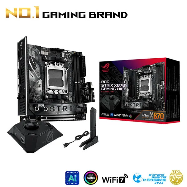 ASUS ROG STRIX X870-I GAMING WIFI DDR5,Socket AM5 Mini-ITX Motherboard