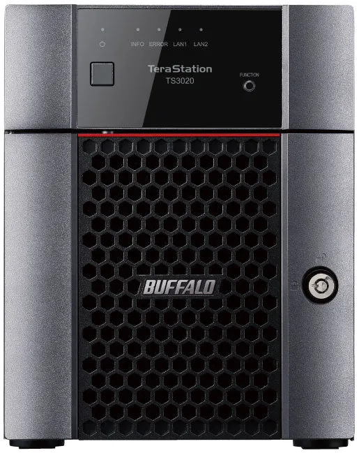 Buffalo TeraStation 3420DN 32TB 4-Bay Desktop NAS, Alpine AL214, 1.4GHz, 1GB RAM, 2xUSB 3.0 - TS3420DN3204