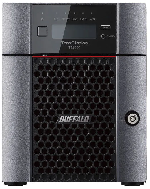 Buffalo TeraStation 6400DN 32TB 4-Bay Desktop NAS, Intel Atom C3538, 2.10GHz, 8GB RAM, 2xUSB - TS6400DN3204