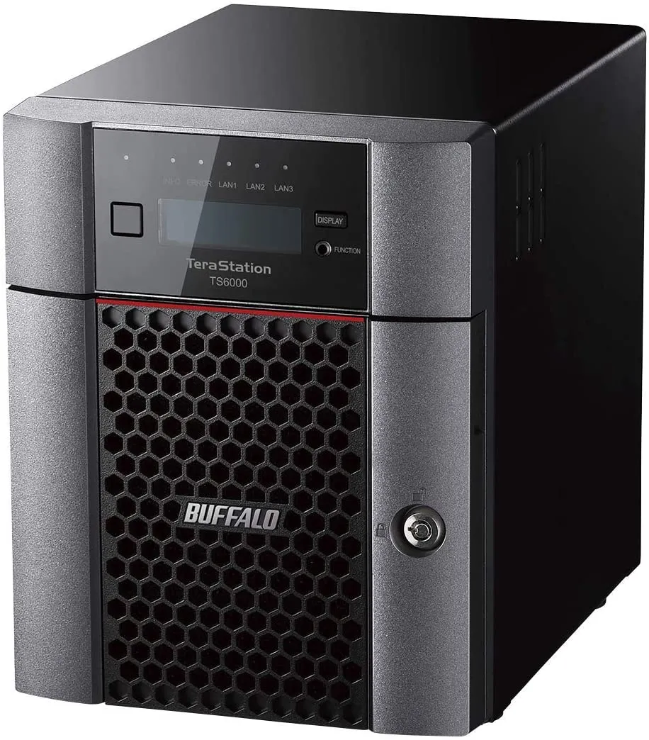 Buffalo TeraStation 6400DN 32TB 4-Bay Desktop NAS, Intel Atom C3538, 2.10GHz, 8GB RAM, 2xUSB - TS6400DN3204