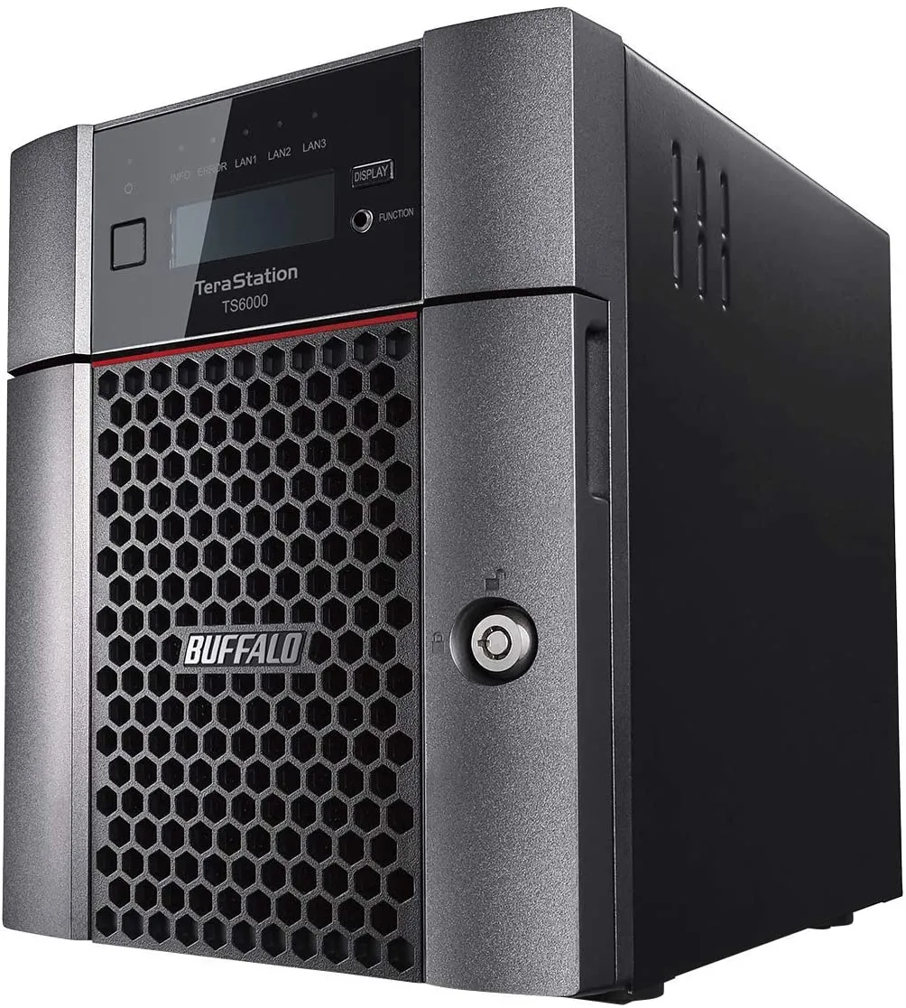 Buffalo TeraStation 6400DN 32TB 4-Bay Desktop NAS, Intel Atom C3538, 2.10GHz, 8GB RAM, 2xUSB - TS6400DN3204