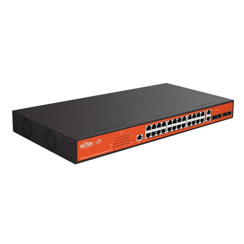 Cloud Network Switch, PoE, 24 Port, 370W