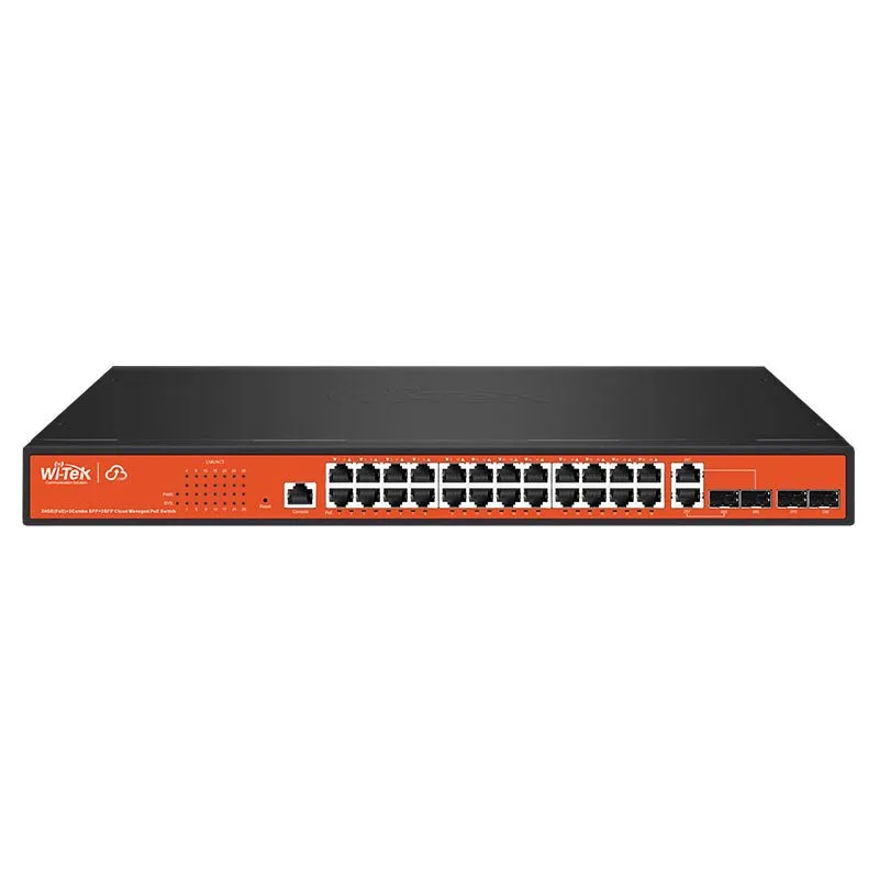 Cloud Network Switch, PoE, 24 Port, 370W