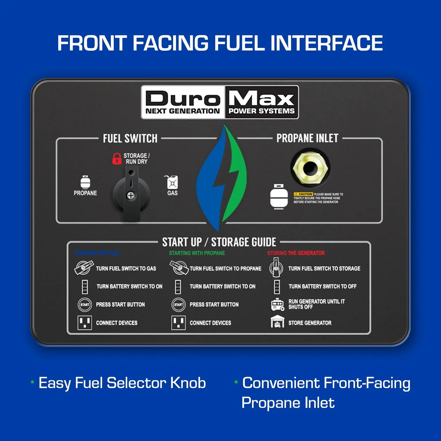 DuroMax XP13000EH Dual Fuel Portable Generator | 13,000 Watts