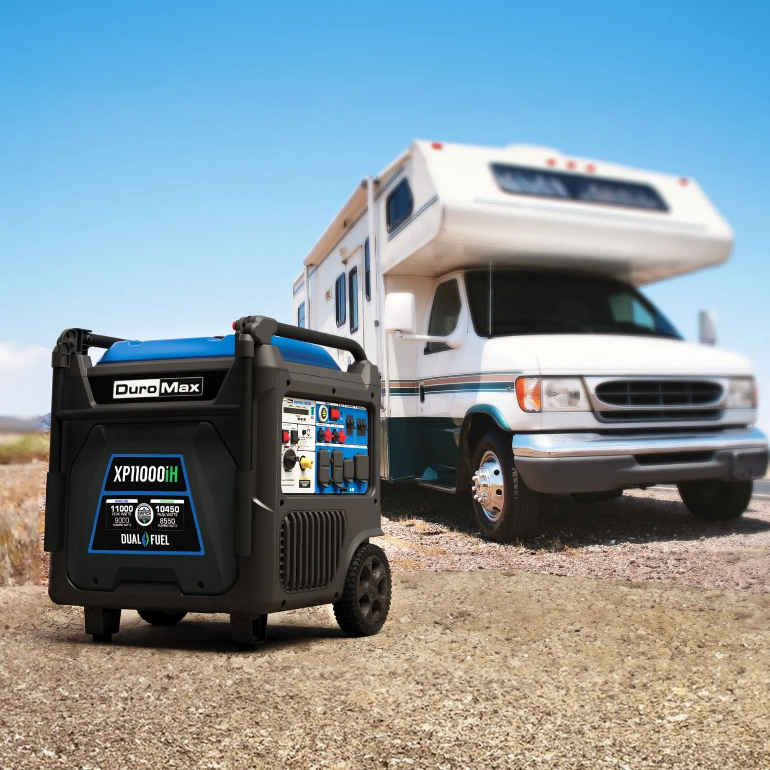 DuroMax XP9500iH Portable Dual Fuel Inverter Generator w/ CO Alert | 9500 Watts