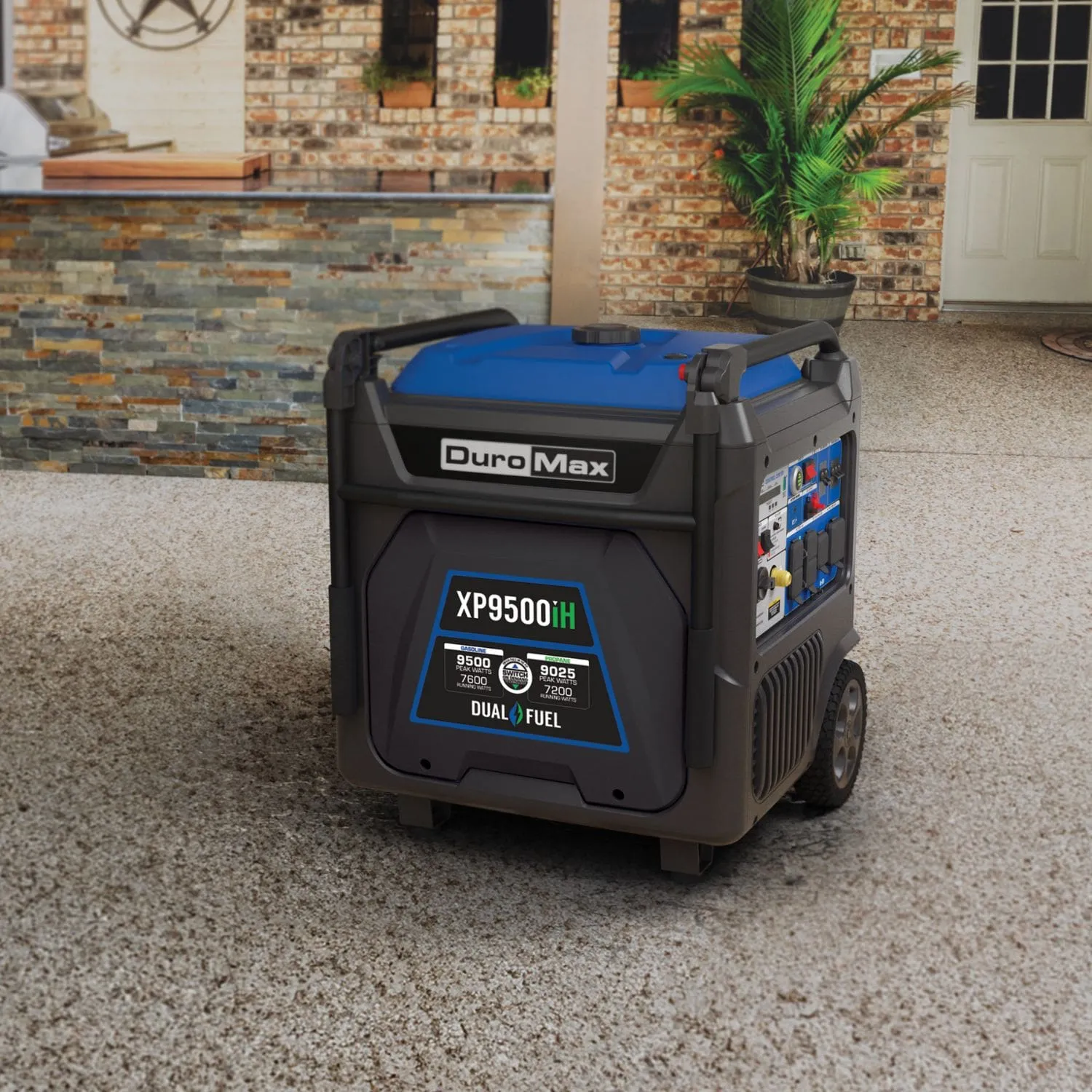 DuroMax XP9500iH Portable Dual Fuel Inverter Generator w/ CO Alert | 9500 Watts