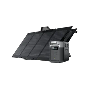 EcoFlow DELTA Max 1600 Solar Generator   2 (Two) 110W Portable Solar Panels