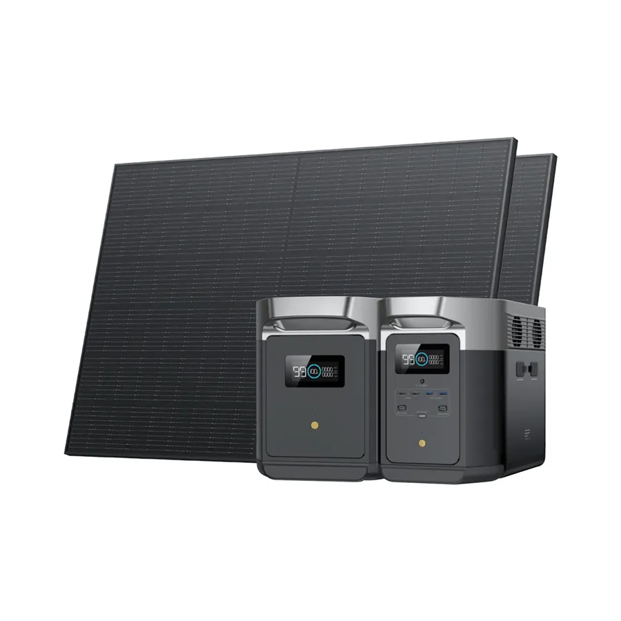 EcoFlow DELTA Max   2 x 400W Rigid Solar Panel