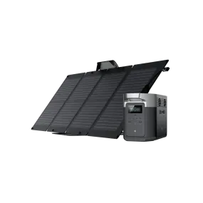 EcoFlow DELTA Max 2000 Solar Generator   1 (One) 110W Portable Solar Panel