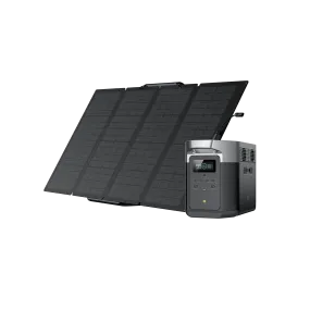 EcoFlow DELTA Max 2000 Solar Generator   1 (One) 160W Portable Solar Panel