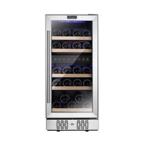 Empava WC02D 15 Inch Dual Zone Small  Wine Fridge