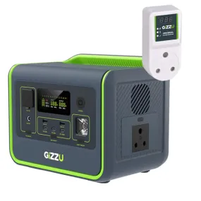 GIZZU Hero Core 512WH/800W UPS Fast Charge LIFEPO4 Portable Power Station