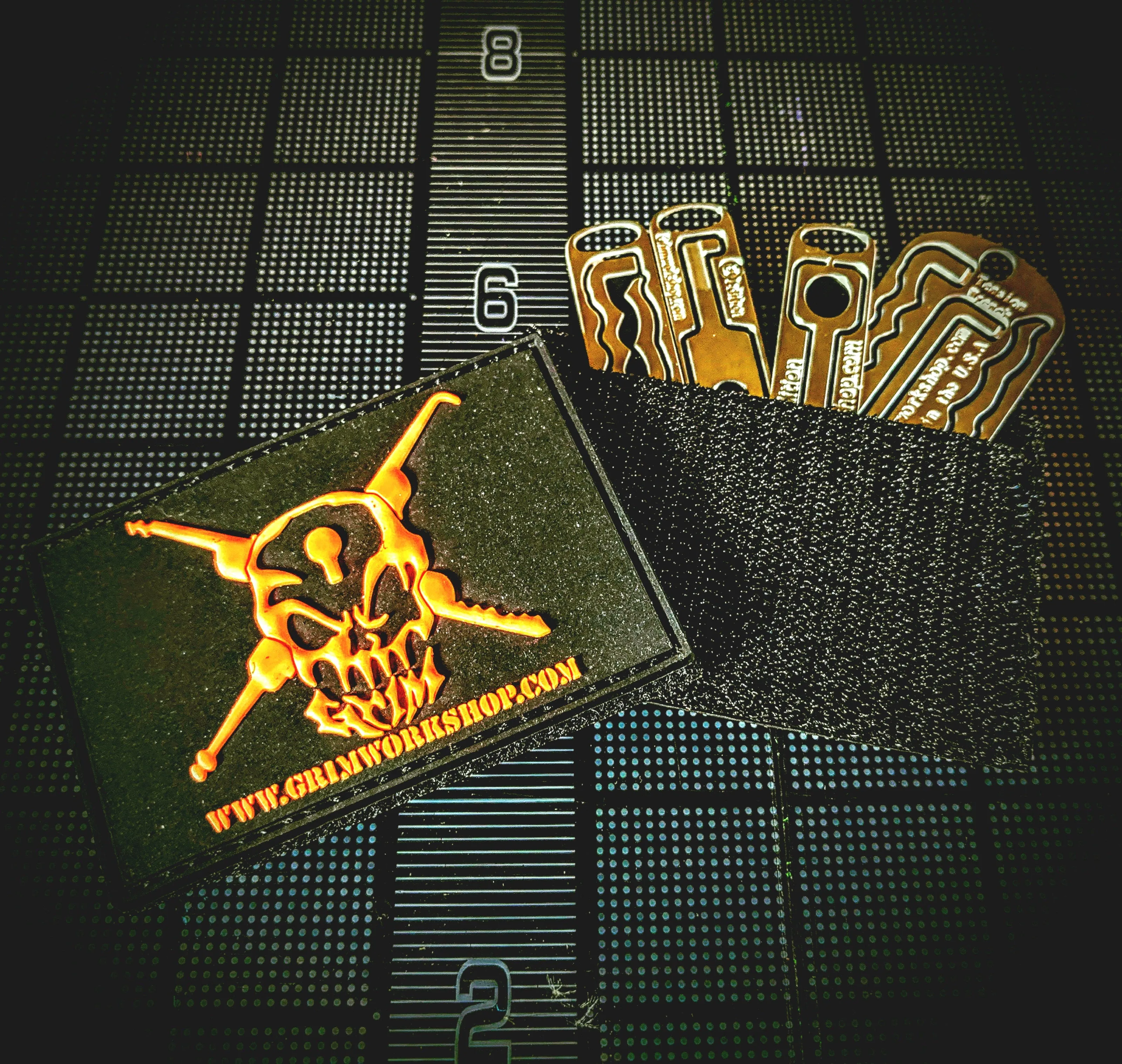 Grim lock Pick Morale Patch with Hidden Pocket