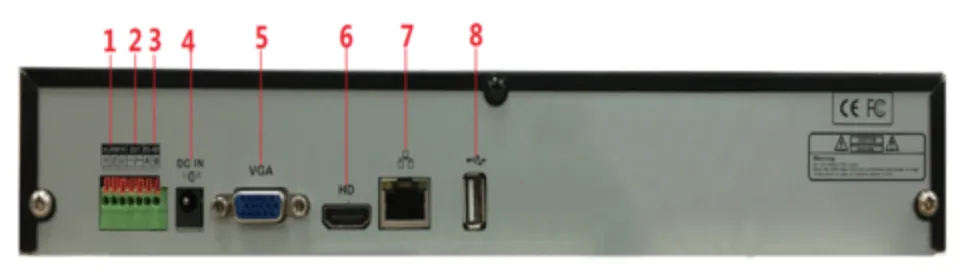 8-Channel NVR with 4 Multi-Directional PTZ Cameras - 4MP