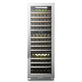 Lanbo 143 Bottles Triple Zone Stainless Steel Wine Coolers LP168T