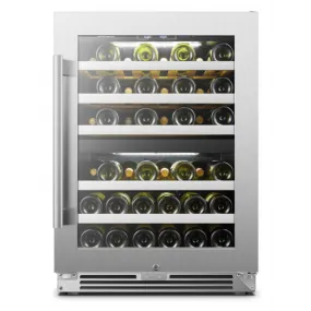 Lanbo Pro 44 Bottles Dual Zone Stainless Steel Wine Coolers LP54D