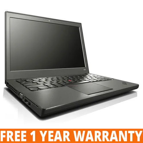 Lenovo ThinkPad X240 12.5'' HD (720p) Ultrabook |  Intel® Core™i5-4300U (4th Gen) , 8GB RAM, 128GB SSD, Intel HD Graphics 4400, Windows 10 Pro, Grade A | 1 Year Warranty