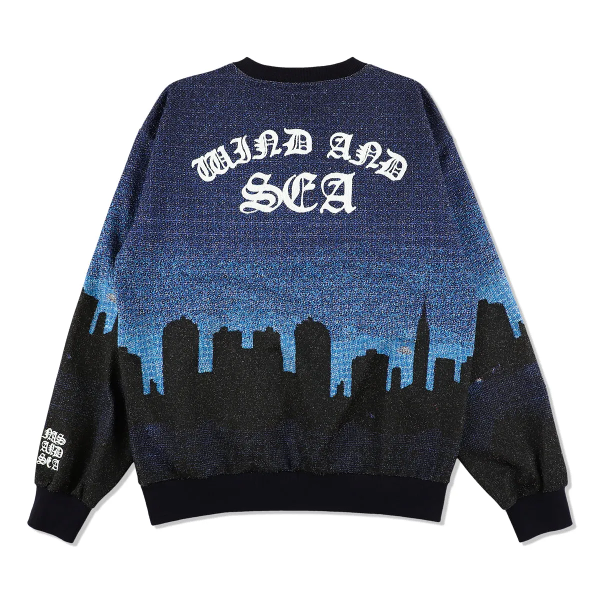 NAS GRAPHIC CREW NECK SWEAT / BLUE