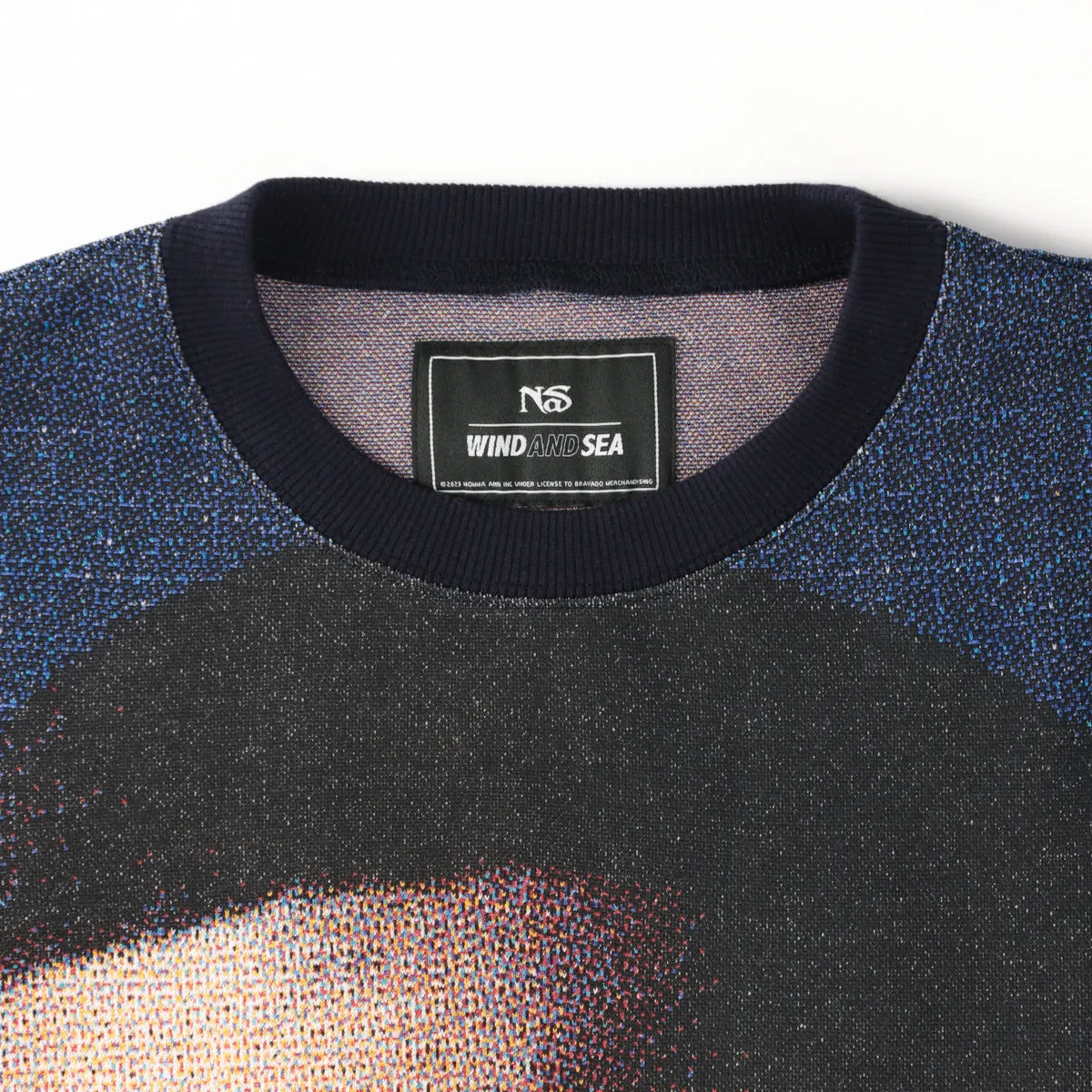 NAS GRAPHIC CREW NECK SWEAT / BLUE