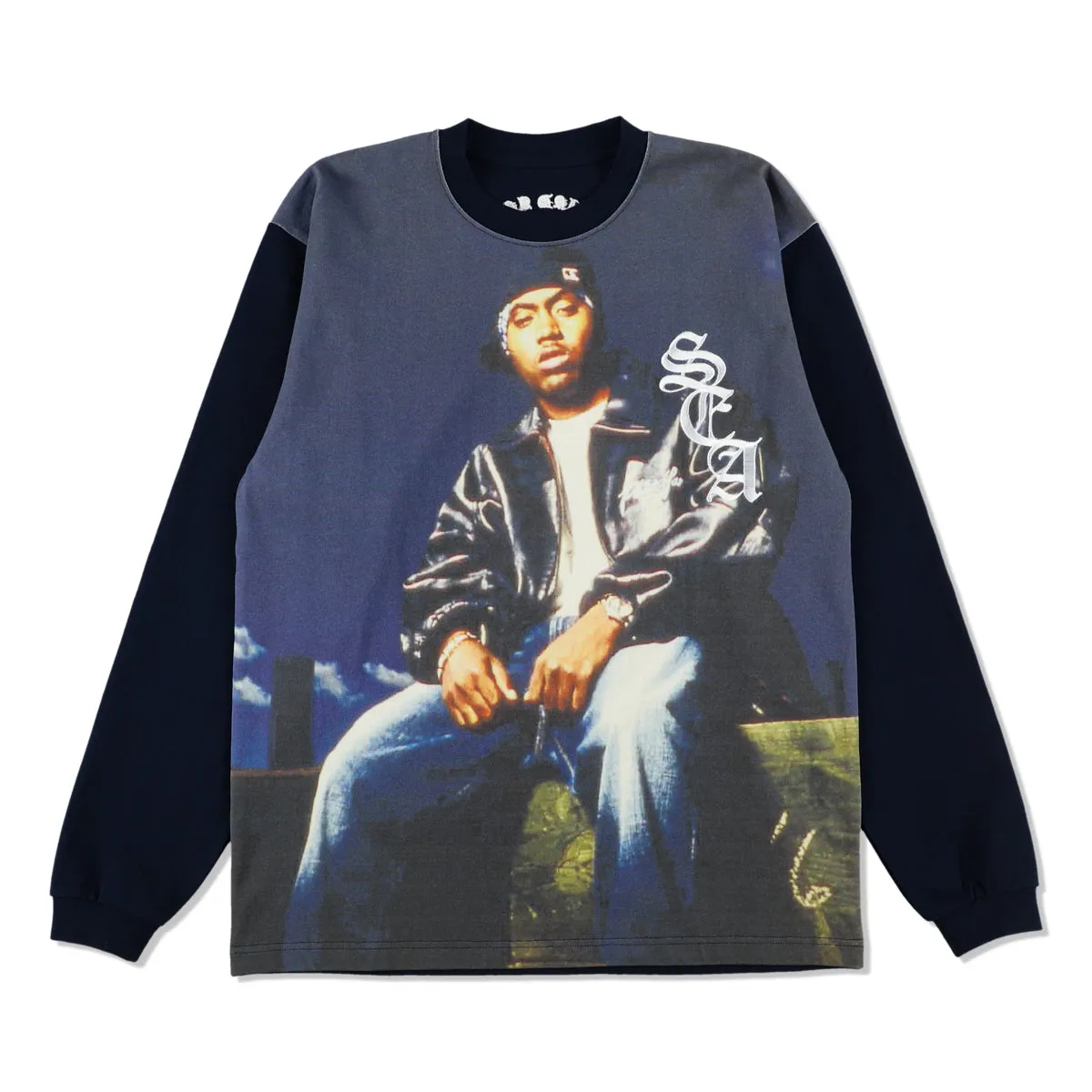 NAS L/S TEE 1 / BLACK