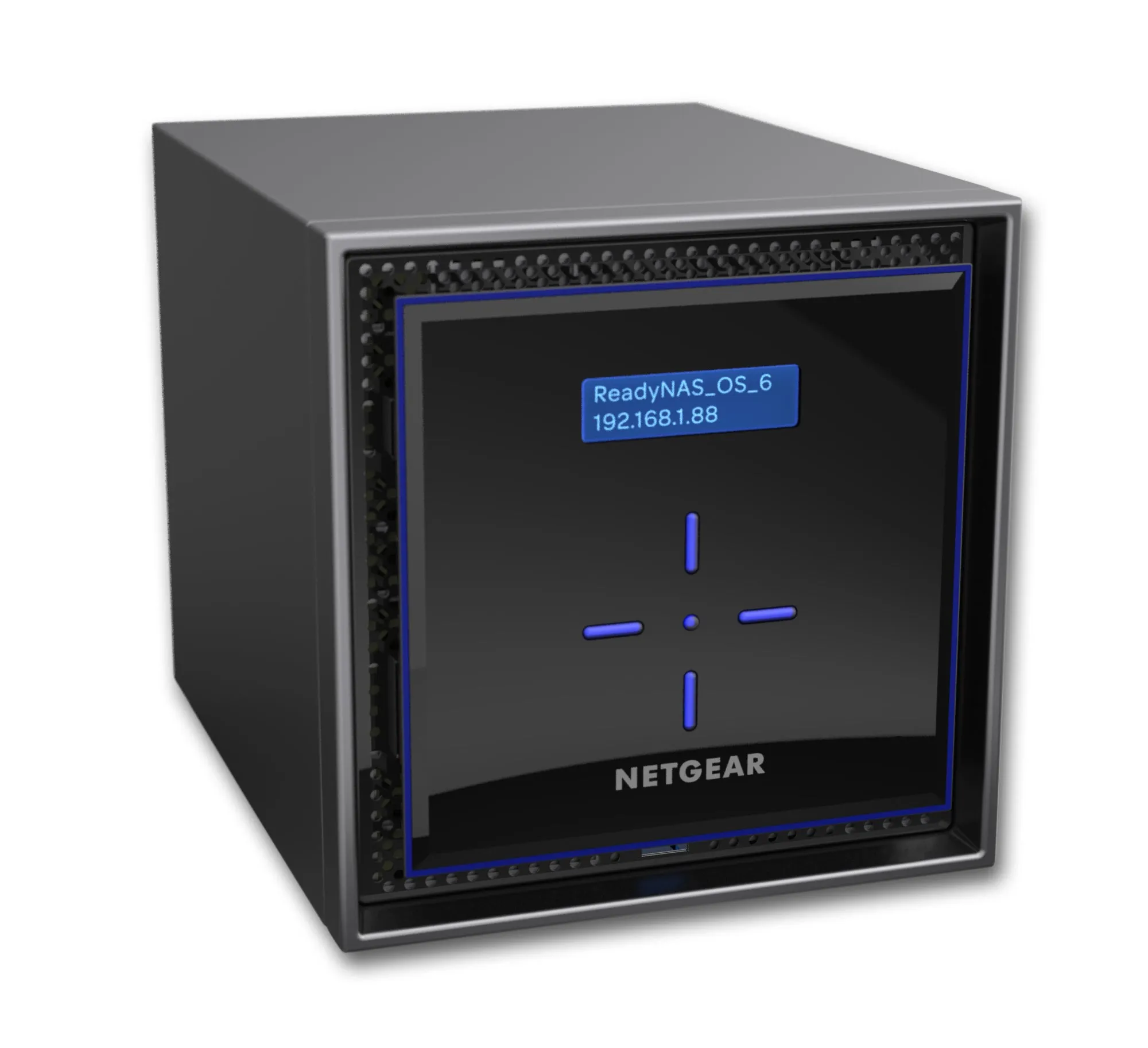 Netgear ReadyNAS 424 4-bay High-performance Network Data Storage, 2GB Memory, 4 x 2TB Drive Bays, 2 x USB 3.0,- RN424D2-100NES