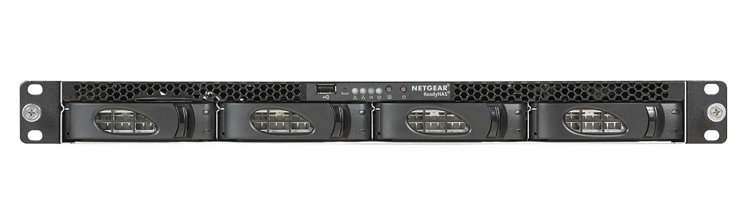 Netgear ReadyNAS RN3138 Insight Managed Smart Cloud Network Storage, 4-Bay, 4 GB Memory, 3 USB Ports, Rj-45 - RN3138-100NES