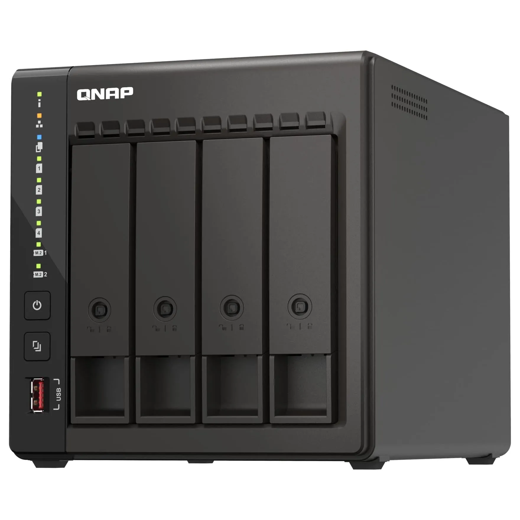 Network storage QNAP TS-453E, 4 bays, 8GB DDR4, without disks, black