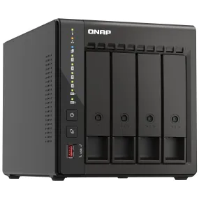 Network storage QNAP TS-453E, 4 bays, 8GB DDR4, without disks, black